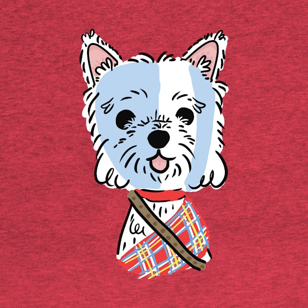 Braveheart Westie by Fluffymafi